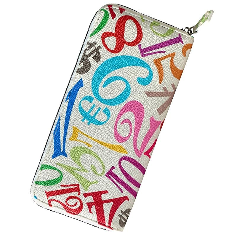[フランク三浦] 財布 ラウンドファスナー 長財布 メンズ レディース ビッグマネー (レインボーホワイト) 1
