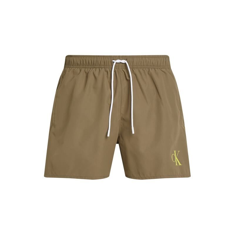 カルバンクライン メンズ 水着 ハーフパンツ・ショーツ Calvin Klein MEDIUM DRAWSTRING Dusky Green グリーン