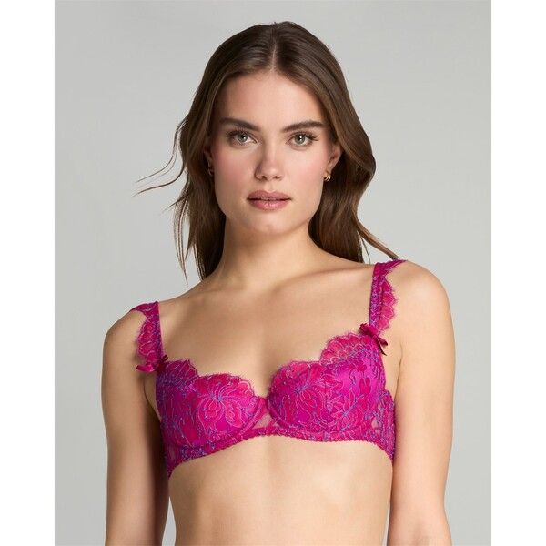 エージェントプロヴォケイター レディース アンダーウェア ブラジャー Agent Provocateur EMILIANA Balconette Underwired Bra MagentaBlue ブルー