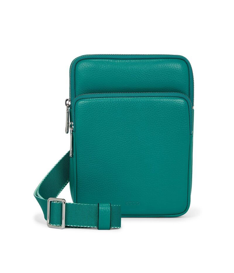 エコー メンズ バッグ ハンドバッグ ECCO Flat Pouch Lapis Pebbled L