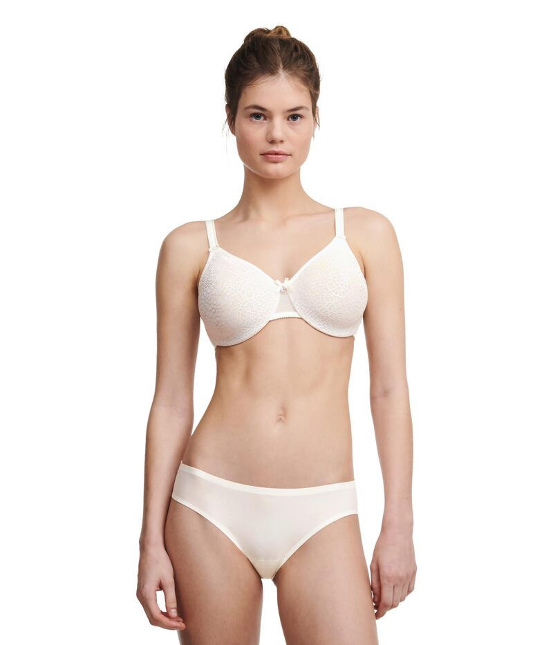 シャントル レディース アンダーウェア ブラジャー ミニ Chantelle C Magnifique Seamless Unlined Minimizer Ivory アイボリー