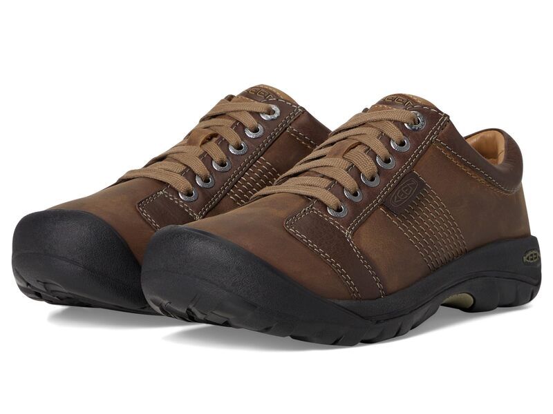 キーン メンズ シューズ ブーツ・レインブーツ KEEN Austin Shoes Chocolate Brown ブラウン