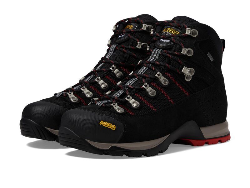 アゾロ メンズ シューズ ブーツ・レインブーツ Asolo Fugitive GTX MM BlackRed ブラック