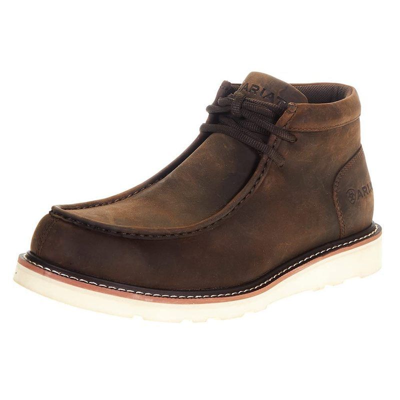 並行輸入品 Ariat メンズ Groundbreaker ワイドスクエアトゥ 防水ワークブーツ, ダークブラウン, 13 Wide Aria