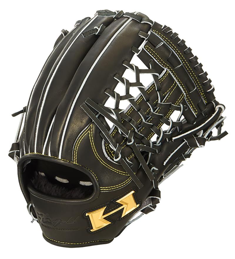 新品 HI-GOLD ハイゴールド 一般軟式用グラブ 心極 KKG-5405 ブラック LH 右投 三塁手・オールラウンド用 サード・オールラウンド用 内野手用
