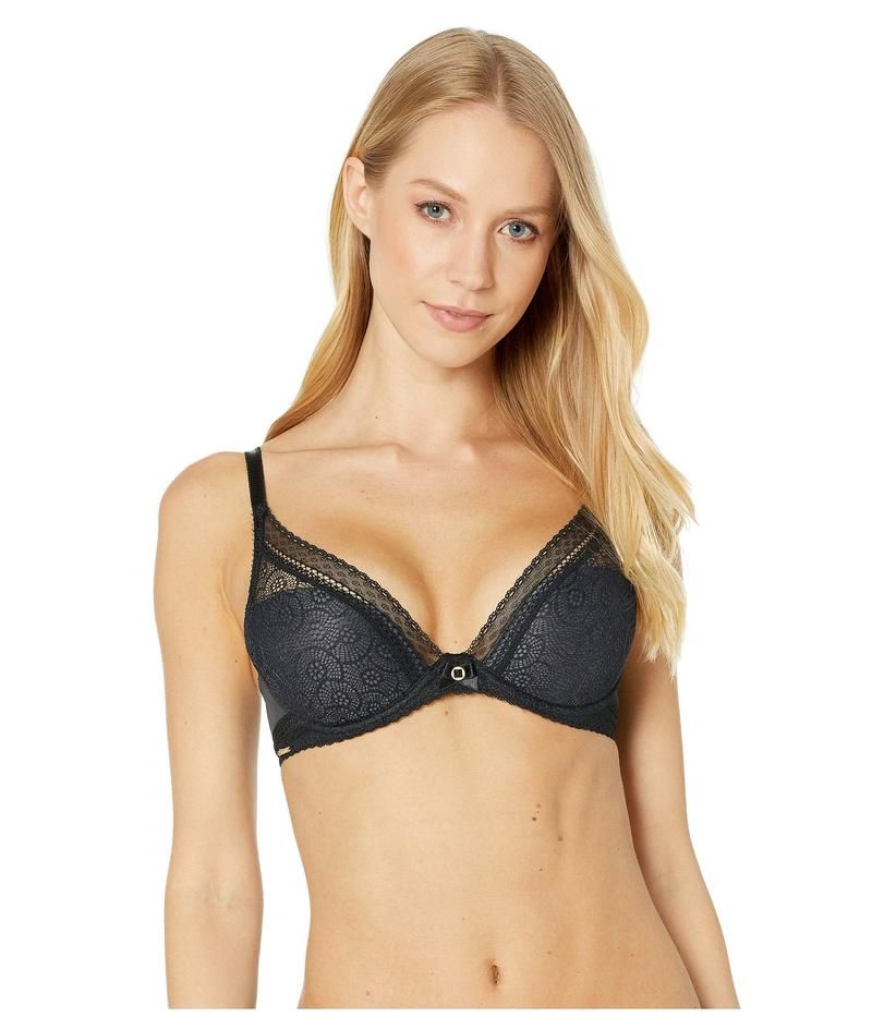 シャントル レディース アンダーウェア ブラジャー レース Chantelle Festivite Lace Plunge Bra Black ブラック