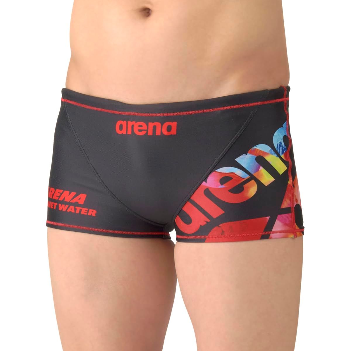 新品 arena(アリーナ) 競泳水着 トレーニング用 メンズ 【TOUGHSUIT】 Sサイズ 水泳 スイミング 耐久性 練習用 トレーニング向け ショートレッグ AS6SWM44M