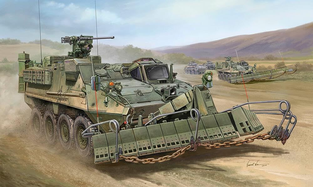 新品 トランペッター 1/35 アメリカ陸軍 M1132ESV ザ・ハート・ロッカー2 01575 プラモデル