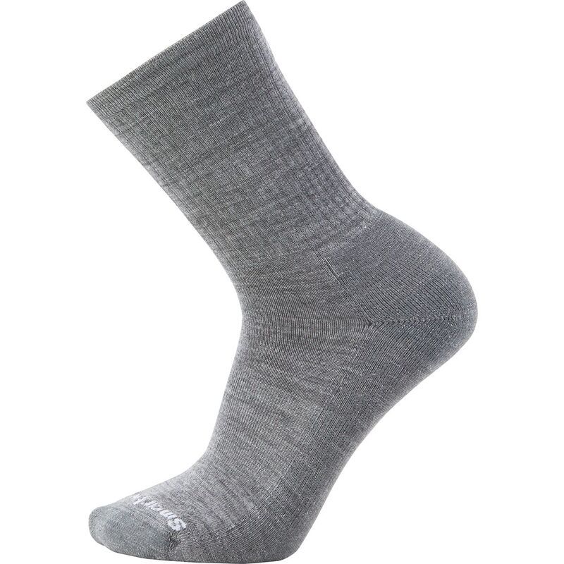 スマートウール メンズ アンダーウェア 靴下 Smartwool Everyday Solid Rib Crew Sock Medium Gray グレー