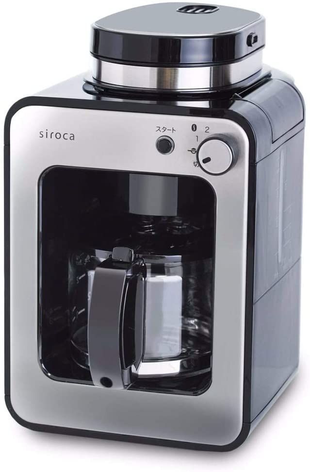 シロカ 全自動コーヒーメーカー SC-A211 ステンレスシルバー siroca
