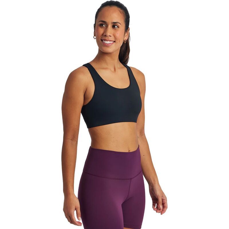 オイセル レディース アンダーウェア ブラジャー Oiselle Squared Up Bra Womens Black ブラック