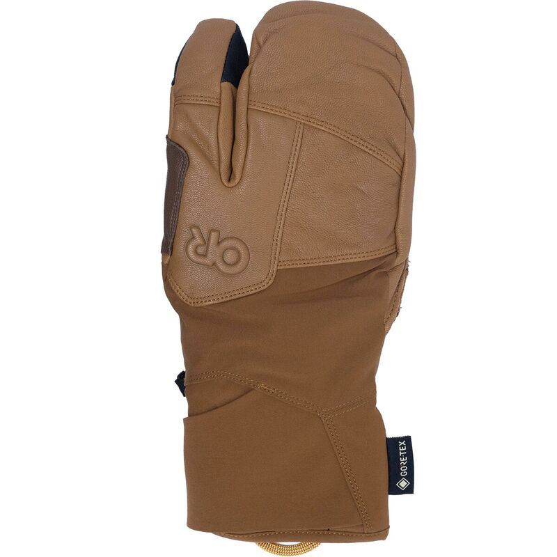 アウトドアリサーチ メンズ アクセサリー 手袋 Outdoor Research Team GORETEX 3Finger Glove Dark Natural