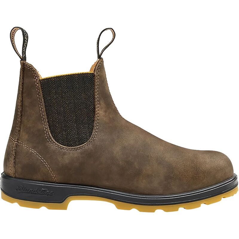 ブランドストーン メンズ シューズ ブーツ・レインブーツ チェルシーブーツ チェルシー ブーツ Blundstone Classics Series Chelsea Boot 1944TRustic Brown With MustardBlack Outsol