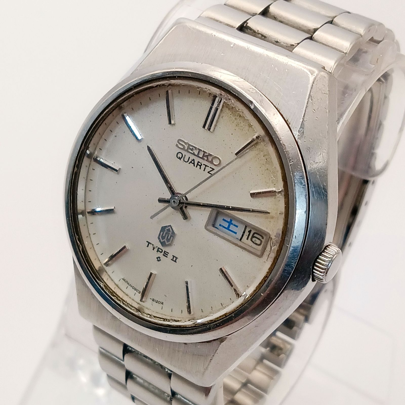稼働 良品】0516-1 SEIKO TYPEⅡ セイコー タイプ2 0903-8120 メンズ 