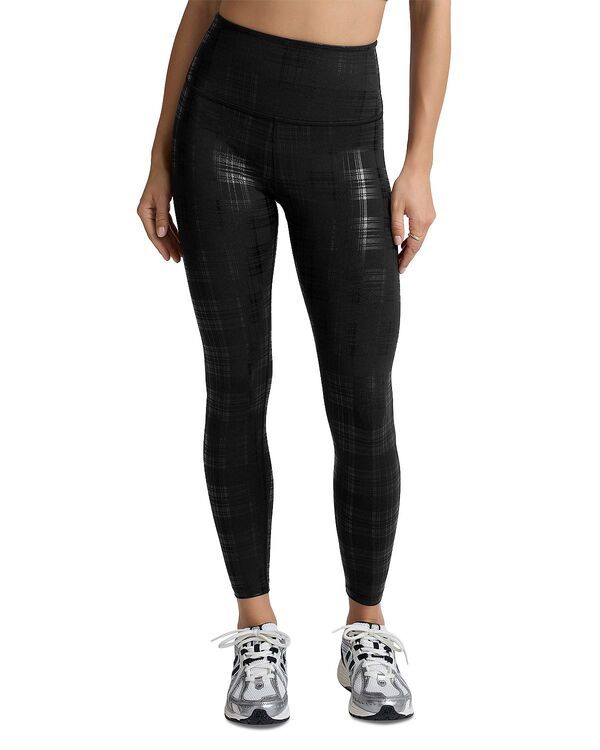 ビヨンドヨガ レディース ボトムス レギンス Beyond Yoga Plaid Shine 78 Leggings Plaid Foil チェック
