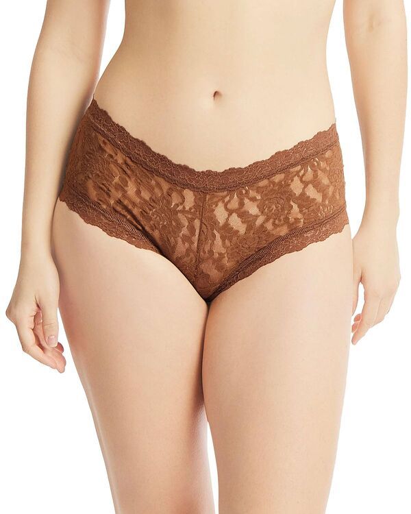ハンキーパンキー レディース アンダーウェア パンツ レース Hanky Panky Signature Lace Boyshort Macchiato