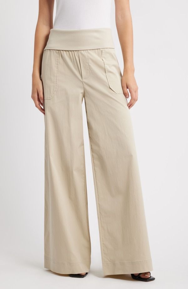 ウィットウィズダム レディース ボトムス レギンス ワイドレッグ パンツ Wit Wisdom Ultra Skyrise Wide Leg Pantseashell