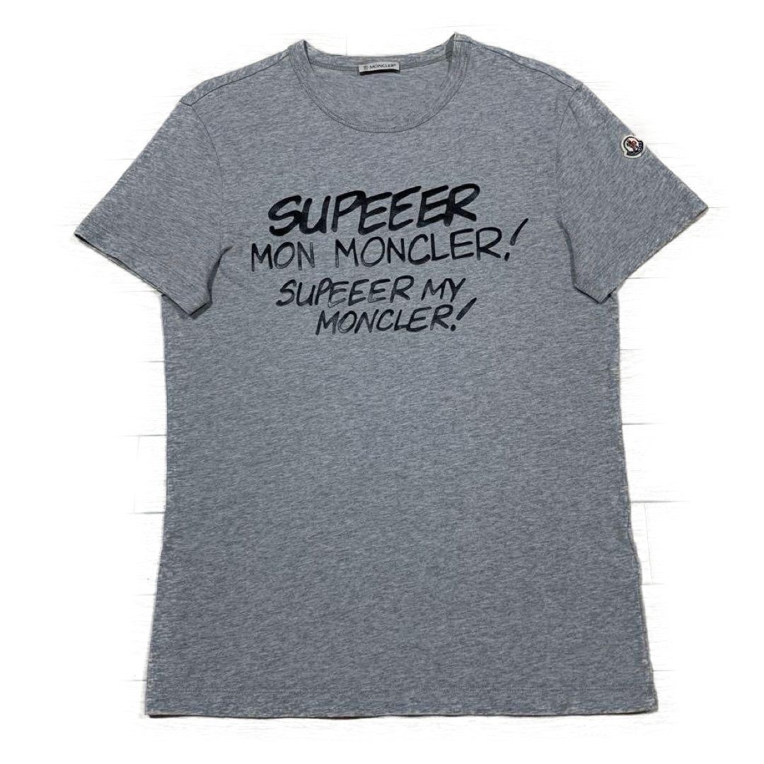 モンクレール 文字ロゴ S ワッペン Tシャツ 5S533-超特価のお買い