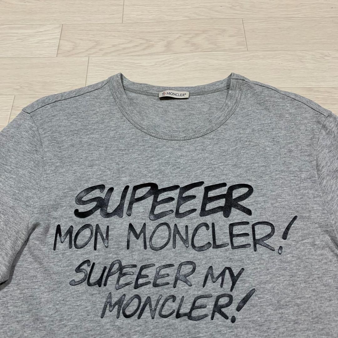 モンクレール 文字ロゴ S ワッペン Tシャツ 5S533-超特価のお買い