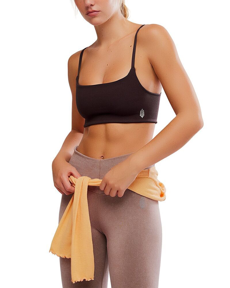 フリーピープル レディース アンダーウェア ブラジャー ミニ Free People Tighten Up Mini Bra Chocolate チョコレート