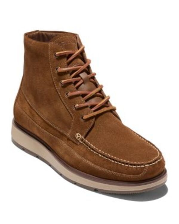 コールハーン メンズ シューズ ブーツ・レインブーツ Cole Haan Mens Muir Moc Boots Brown Suede ブラウン