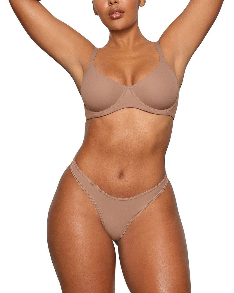 スキムズ レディース アンダーウェア ブラジャー SKIMS Fits Everybody Unlinedemi Bra Sienna