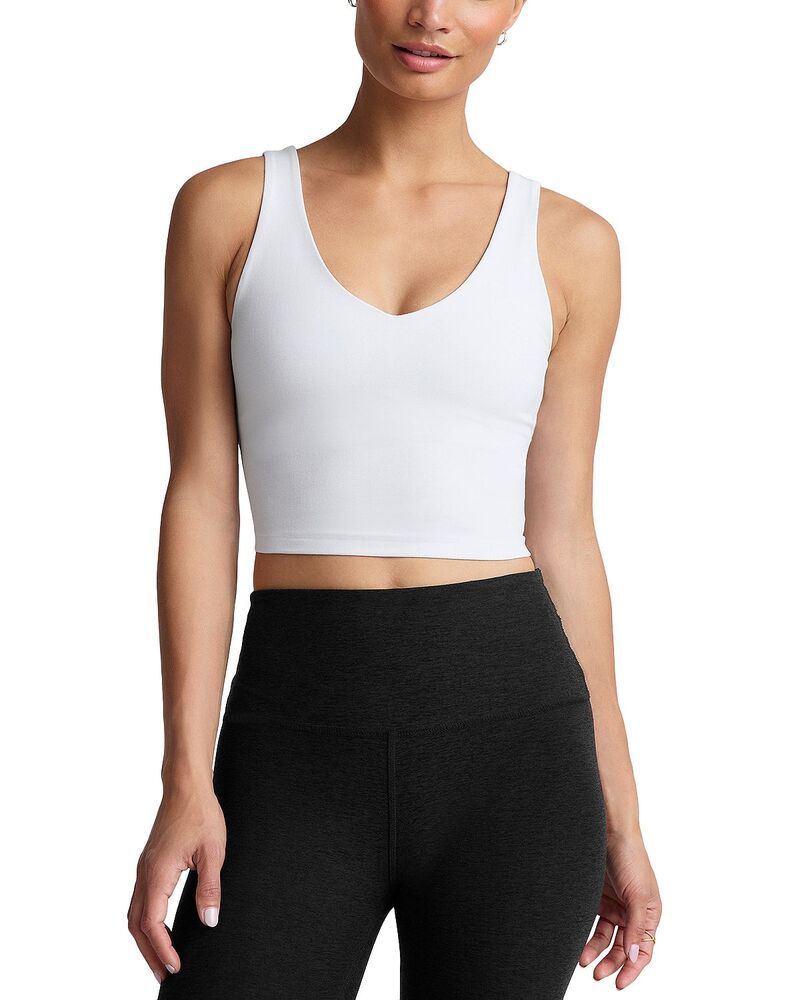 ビヨンドヨガ レディース トップス タンクトップ クロップド Beyond Yoga Spacedye Gooday Cropped Tank Top Cloud White ホワイト
