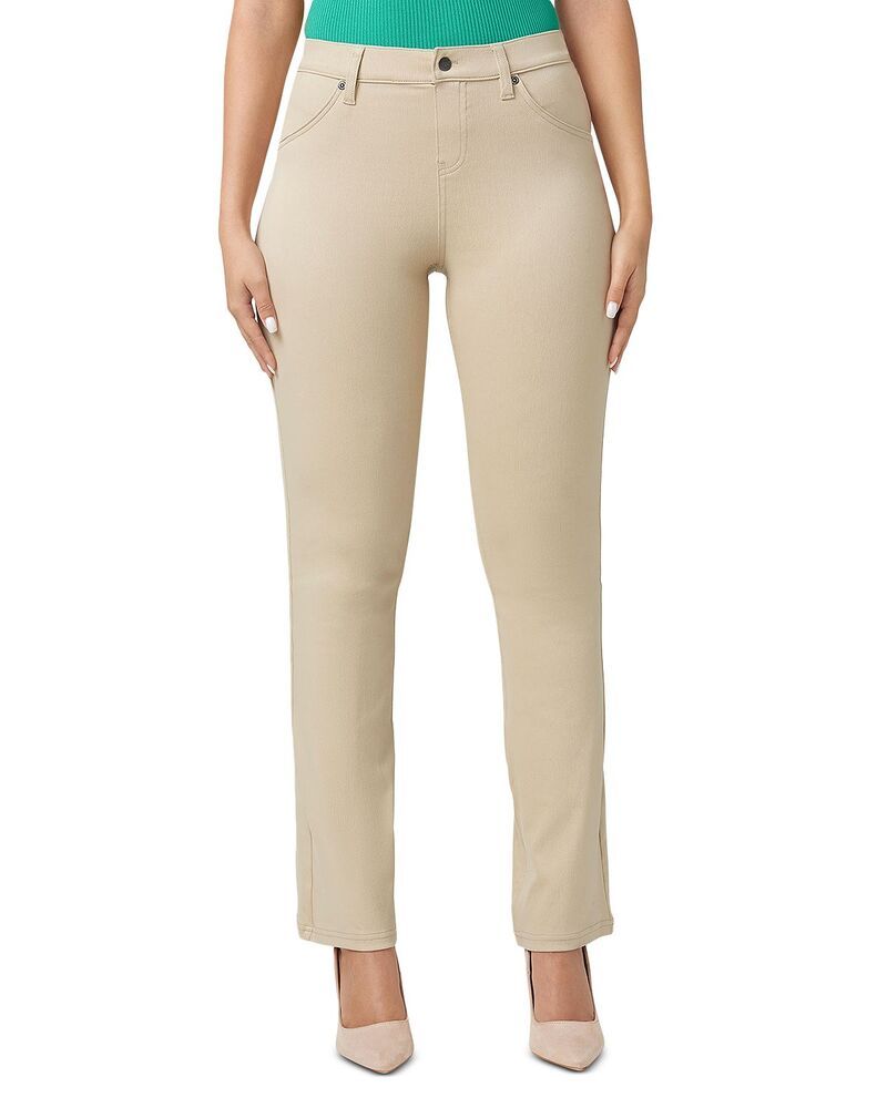 ヒュー レディース ボトムス レギンス ブーツカット デニム ブーツ HUE Ultra Soft High Rise Denim Baby Bootcut Leggings White Pepper ホワイト