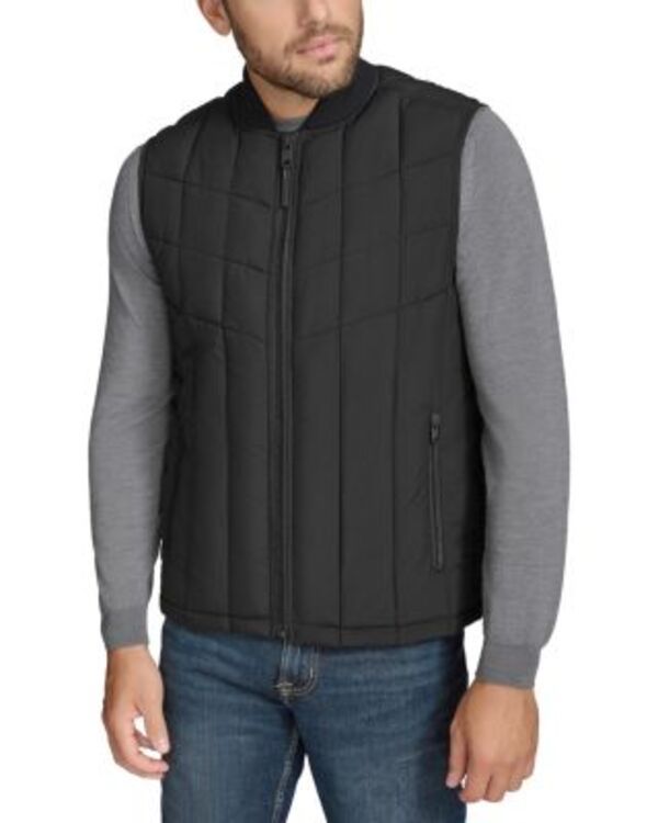 アンドリューマーク メンズ アウター ベスト キルティング Andrew Marc Oxley Stretch Quilted Wateresistant Full Zipuffer Vest Black ブラック 33,020円