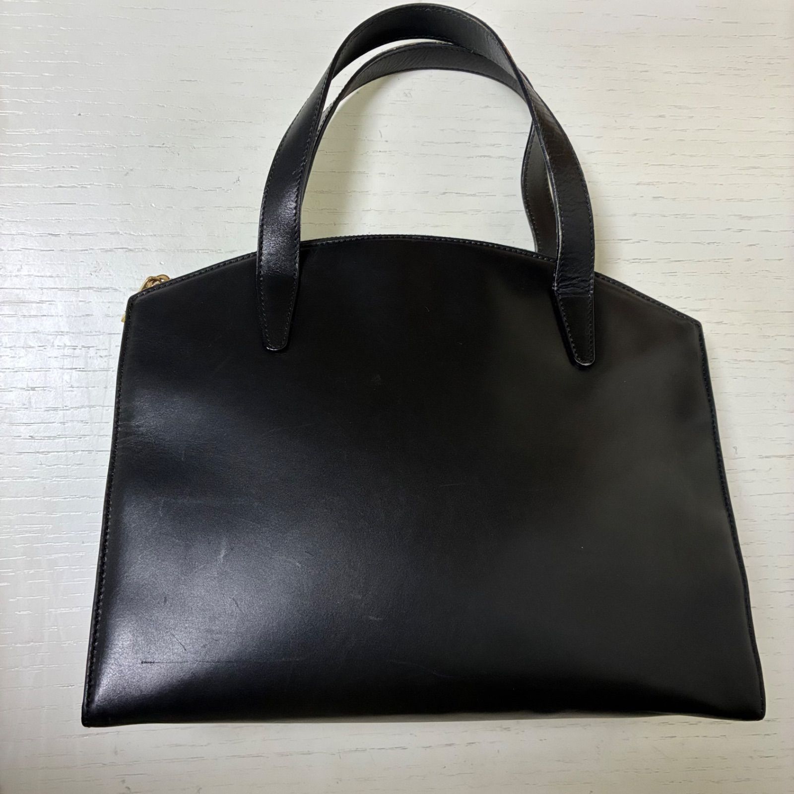 GUCCI Gロゴ ハンドバッグ レザー 黒 【公式通販】
