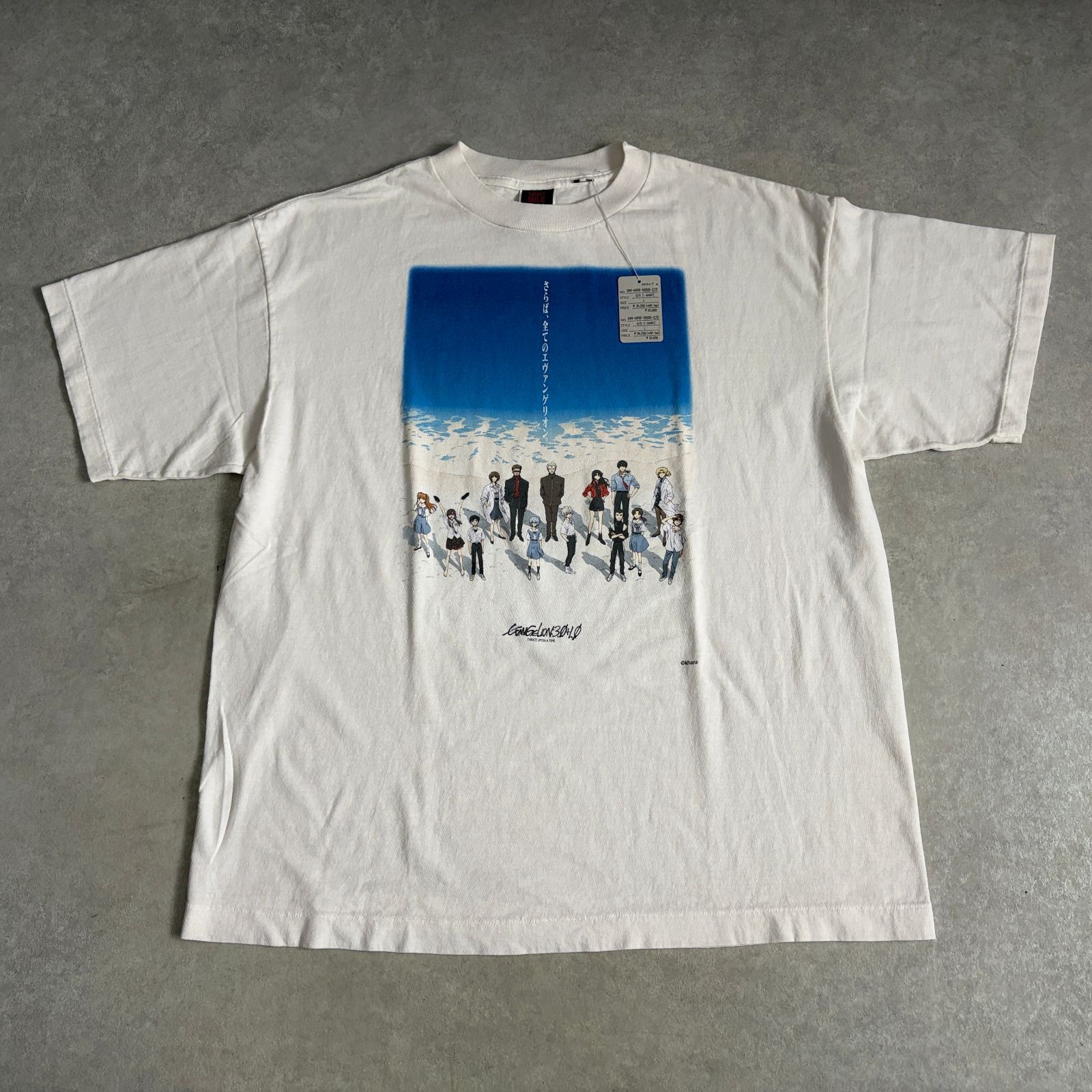 新品 定価3.5万 SAINT Mxxxxxx × EVENGELION 劇場版プリント Tシャツ