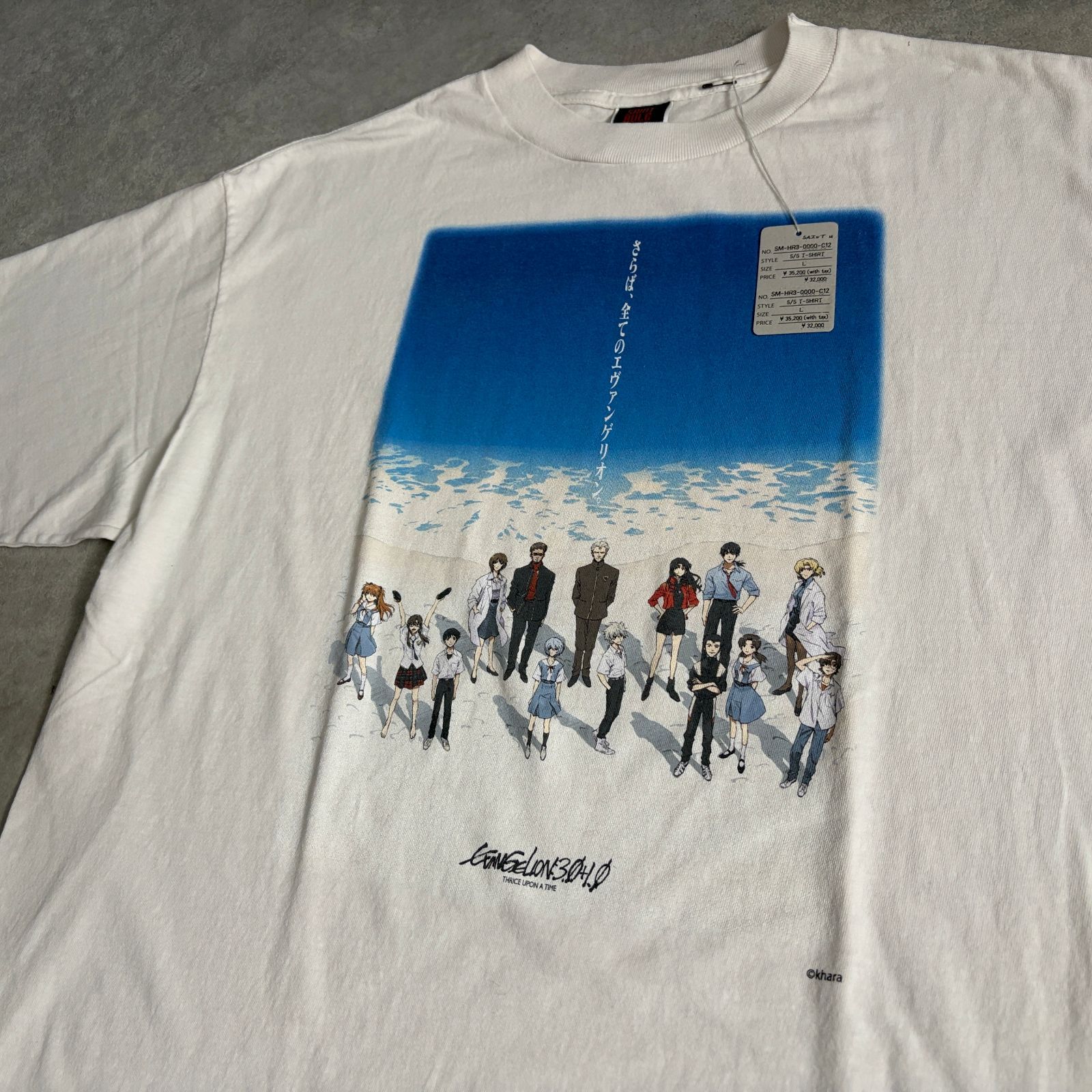 新品 定価3.5万 SAINT Mxxxxxx × EVENGELION 劇場版プリント Tシャツ