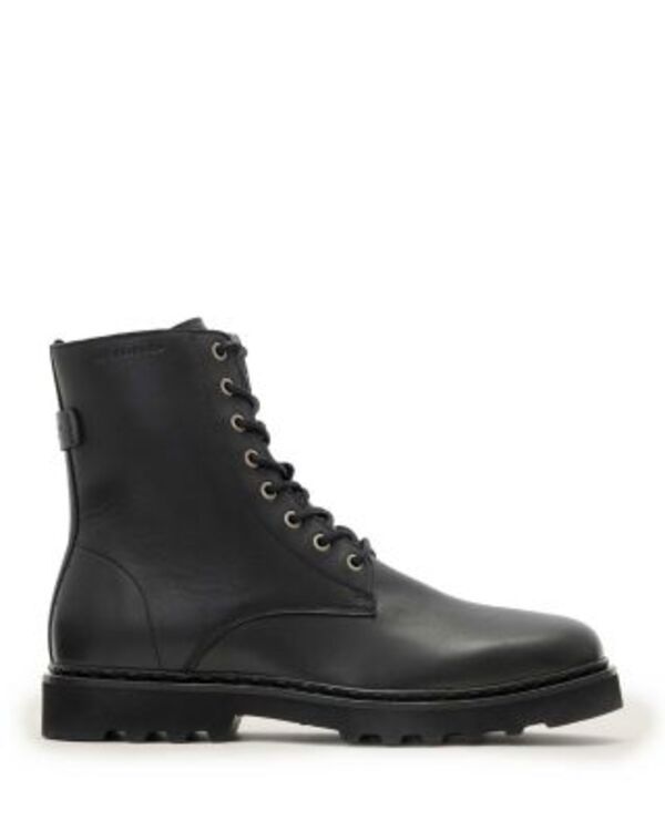 オールセインツ メンズ シューズ ブーツ・レインブーツ ALLSAINTS Menskiff Military Boots Black ブラック