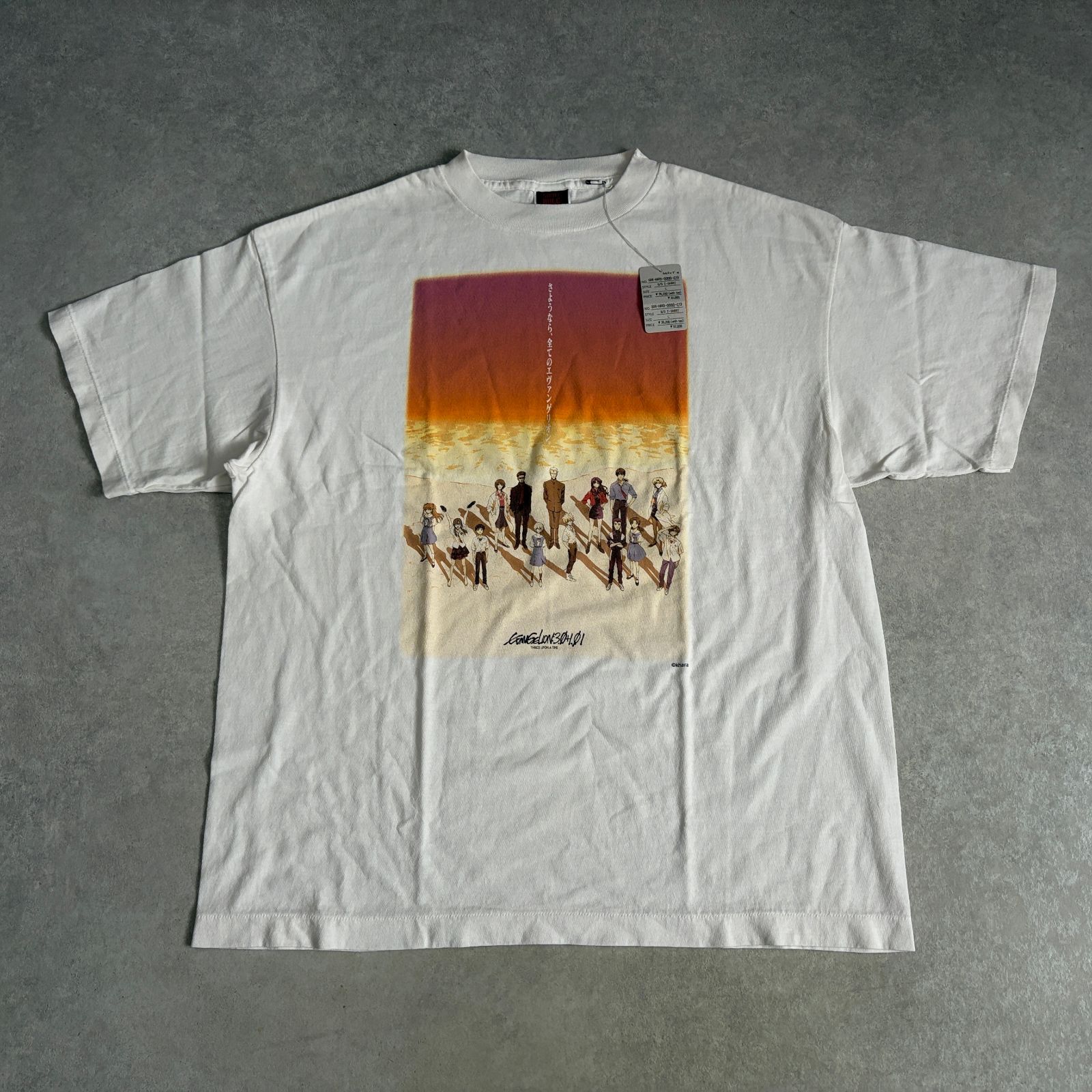 新品 定価3.5万 SAINT Mxxxxxx × EVENGELION 劇場版プリント Tシャツ 