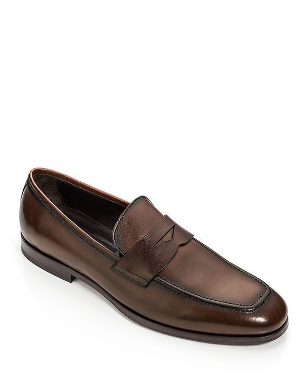 トゥーブート メンズ シューズ スリッポン・ローファー ローファー To Boot New York Mens Ronny Apron Toe Penny Loafers Bruciato