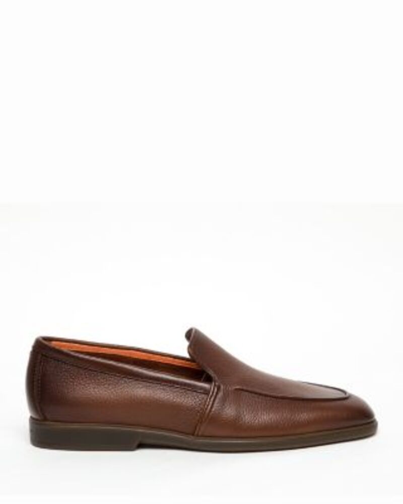 サントーニ メンズ シューズ スリッポン・ローファー Santoni Mens Malibu Loafers Light Brown ブラウン