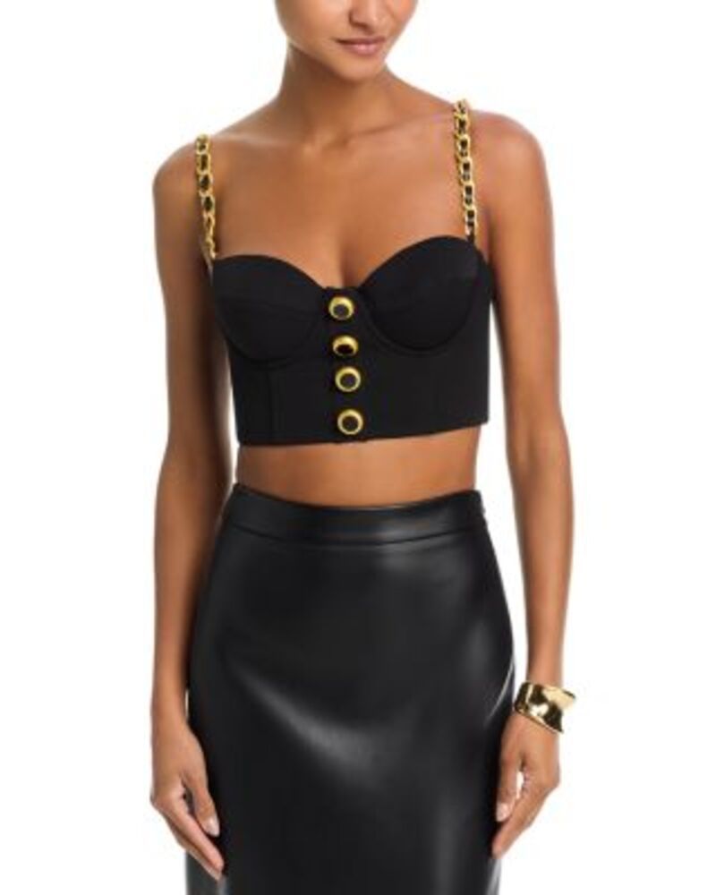 ラジャンス レディース アンダーウェア ブラジャー LAGENCE Sophia Chain Bralette Black ブラック