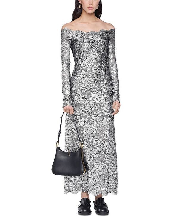 ラバンヌ レディース アンダーウェア ナイトウェア Rabanne Robe Long Dress BlackSilver ブラック 76,340円