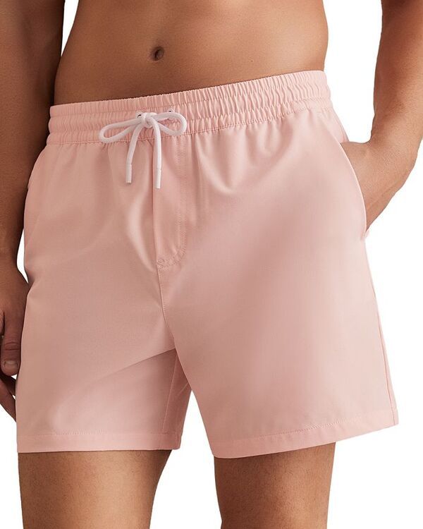 レイス メンズ 水着 ハーフパンツ・ショーツ ショートパンツ REISS Cliff Plain 49 Swim Shorts Pink ピンク 21,226円