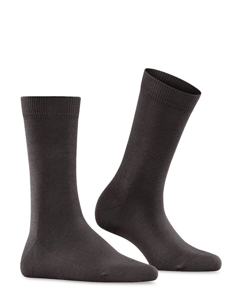 ファルケ レディース アンダーウェア 靴下 コットン Falke Family Sustainable Cotton Blend Socks Dark Brown ブラウン