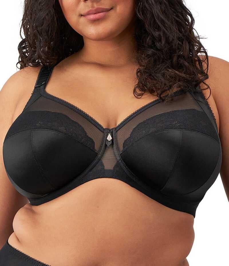 エロミ レディース アンダーウェア ブラジャー Elomi Cate Allure Underwire Bra Black ブラック