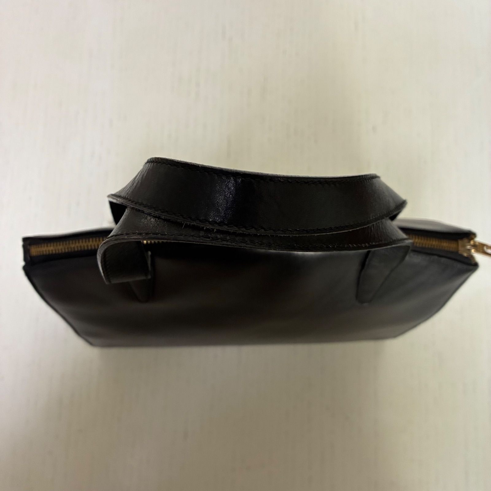 GUCCI Gロゴ ハンドバッグ レザー 黒 【公式通販】