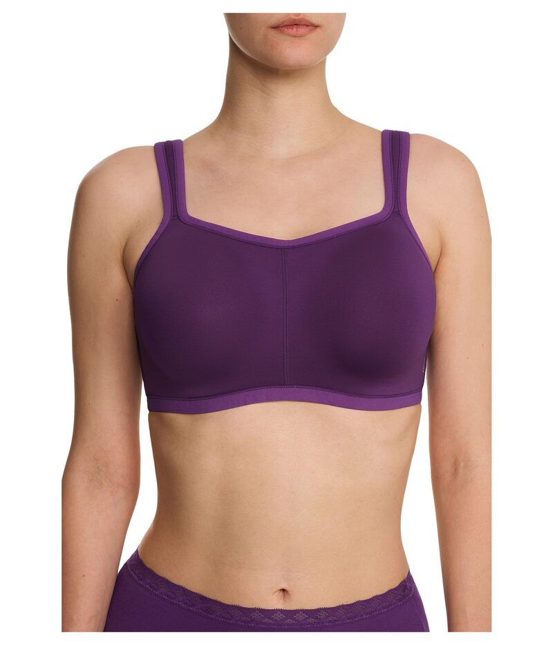 ナトリ レディース アンダーウェア ブラジャー Natori Yogi Contour Convertible Sports Bra 731050 Vivid Grape グレープ