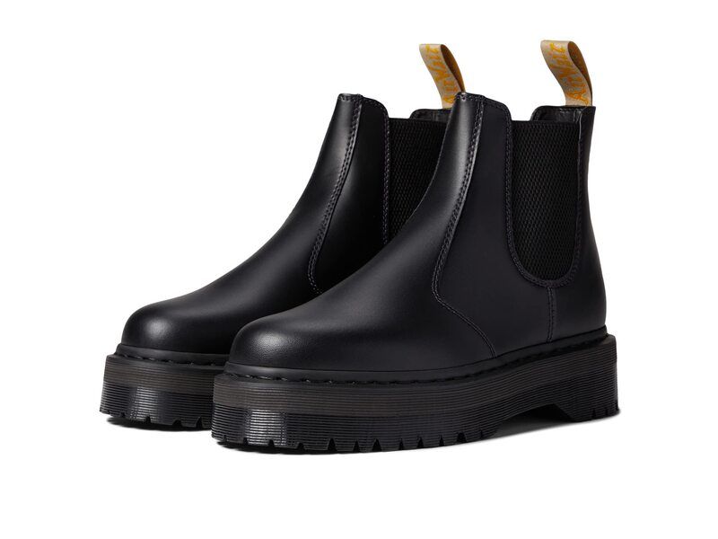 ドクターマーチン メンズ シューズ ブーツ・レインブーツ Dr Martens V 2976 Quad Black Felix Rub ブラック