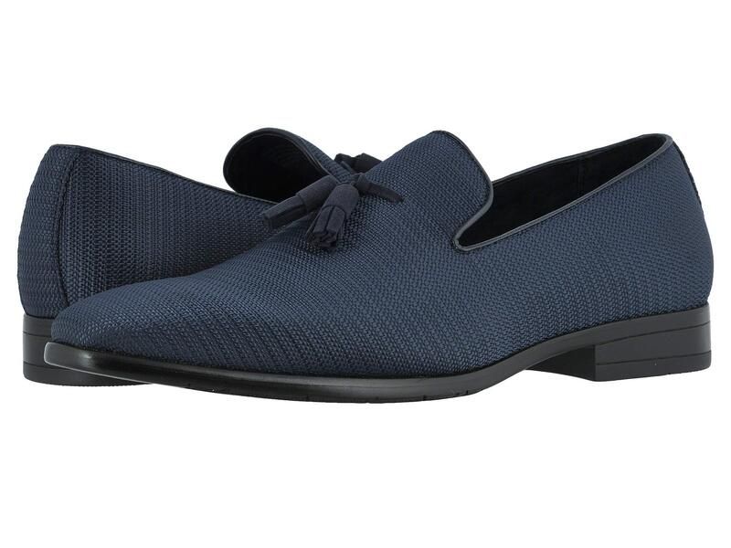ステイシーアダムス メンズ シューズ スリッポン・ローファー Stacy Adams Tazewell Plain Toe SlipOnavy ネイビー