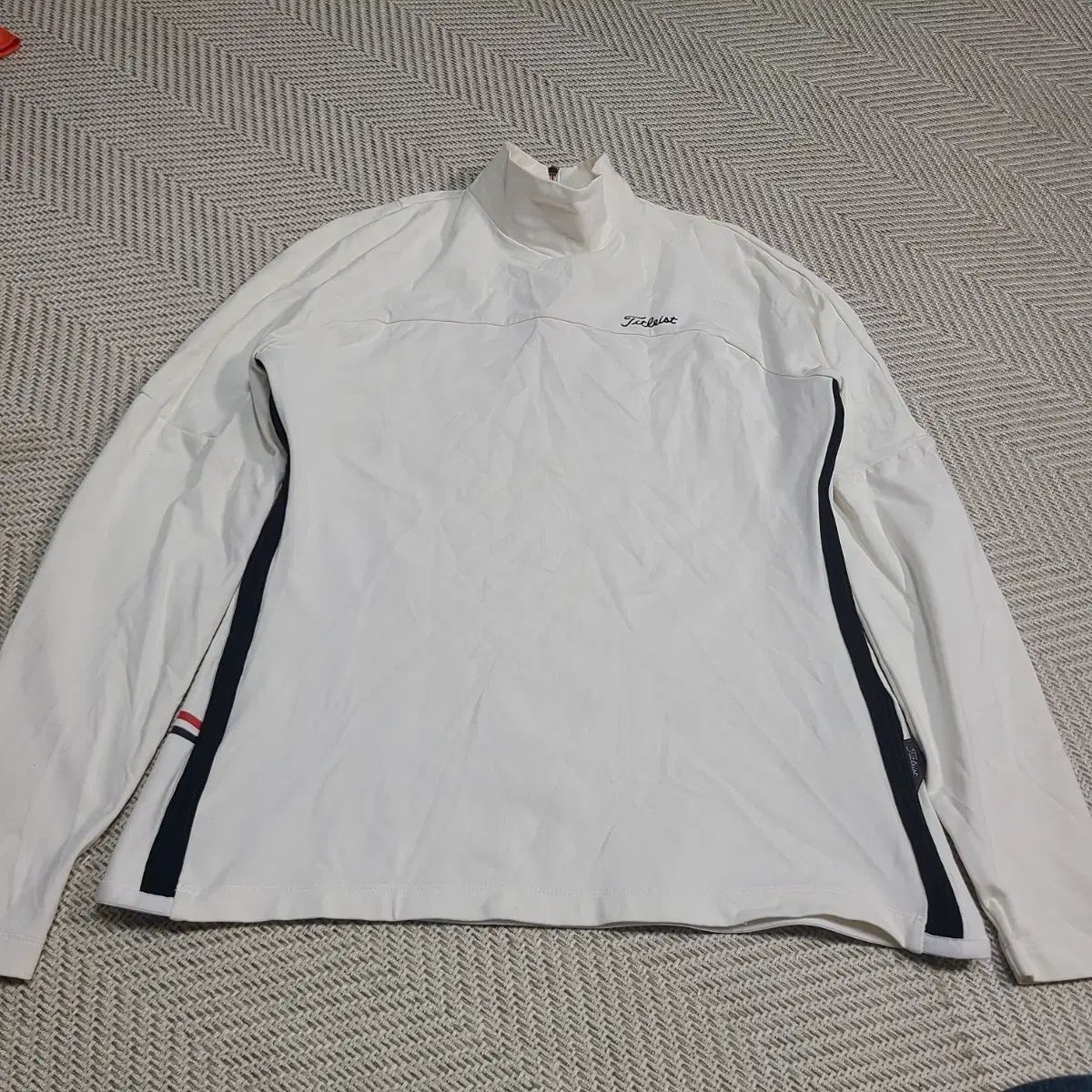 90)タイトリスト 白 ゴルフウェア 長袖 Tシャツ