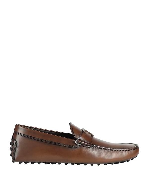 トッズ メンズ シューズ スリッポン・ローファー TODS モカシン Brown ブラウン
