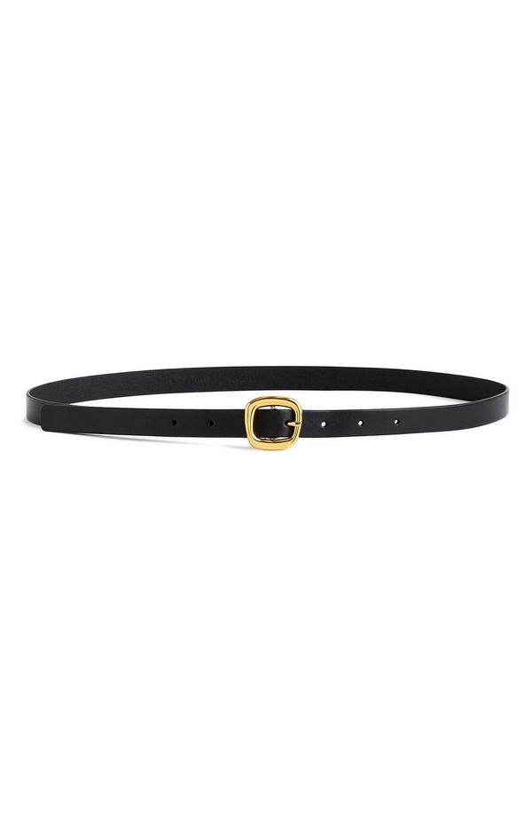 メイドウェル レディース アクセサリー ベルト レザー Madewell Puffy Buckle Skinny Leather Beltrue Black ブラック 15,315円
