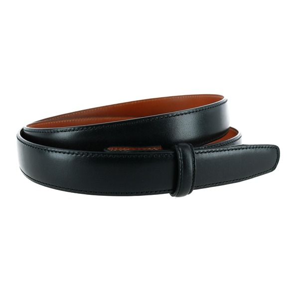 トラファルガー メンズ アクセサリー ベルト レザー Trafalgar Cortina Leather 25mm Compression Belt Strap Black ブラック
