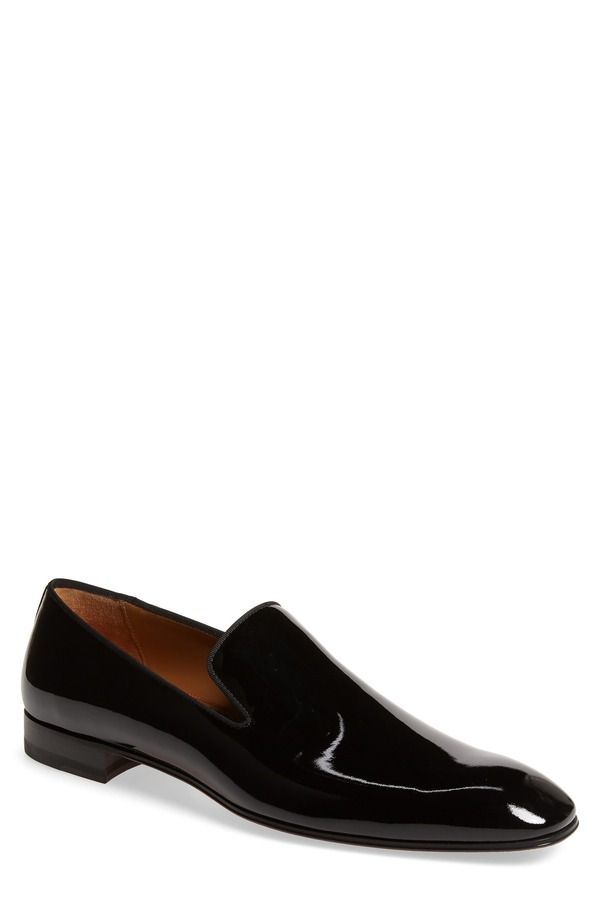 クリスチャン・ルブタン メンズ シューズ スリッポン・ローファー Christian Louboutin Dandelion Venetian Loafer Black Patent ブラック